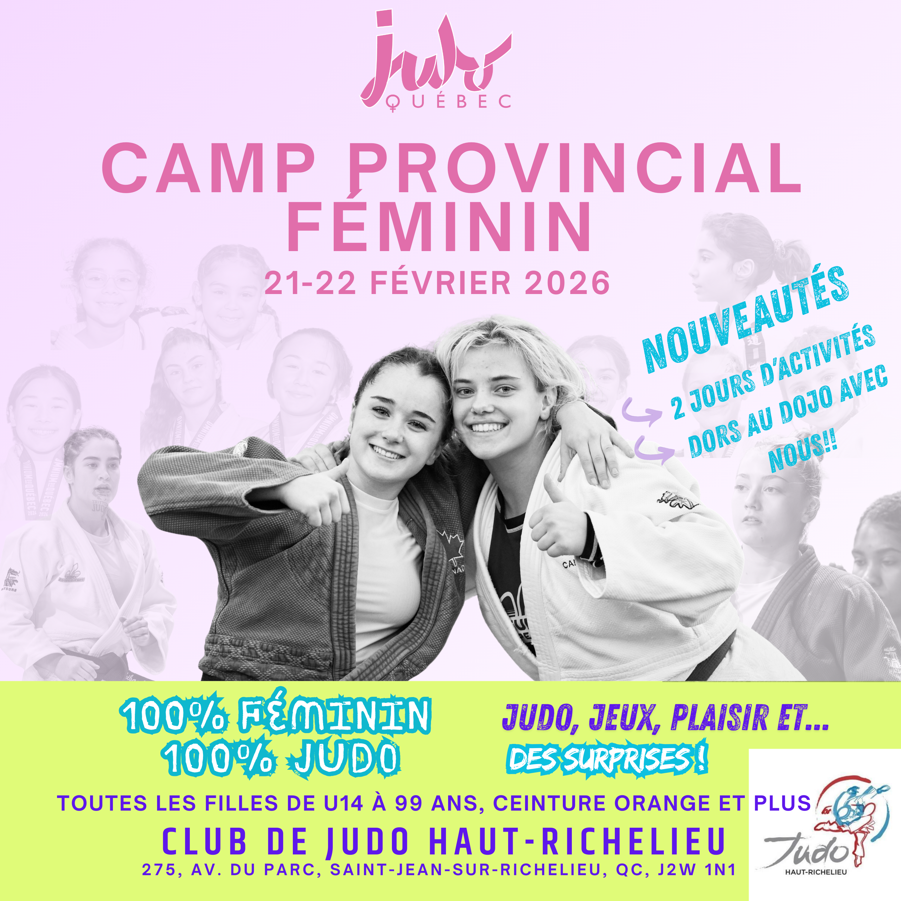 Camp provincial féminin 2026